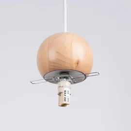 Sollux Pekka 3-flg. 31 cm weiß/naturfarbenes Holz