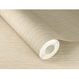 Rasch Textil Rasch Tapete 537635 - Beige Vliestapete mit feiner Linien-Struktur, Kollektion Curiosity - 10,05m x 0,53m