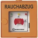 Hautau Feuertaster Hautau FR 900 Si orange, 1 Stück Zubehör Beschläge für Fensterbeschläge, Schiebefenster, Schiebetürbeschlag