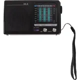 Huba Tragbares Multiband-Radio, Multifunktions-FM AM SW ShortWave, Mini-Notfallradio Für Senioren Mit Antenne Für Drinnen Und Draußen