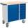 rollcart transportsysteme Montagewagen Stahl 111x86x60 cm blau 6 Schubladen