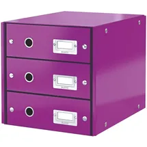 Leitz Click & Store Wow Schubladenset mit 3 Schubladen
