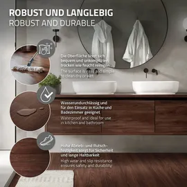 ML-Design PVC Bodenbelag, Selbstklebende 91,5x15,3 cm 32 Dielen Rot-Braun Nuss