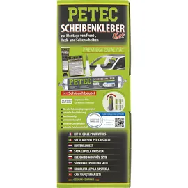 Petec Scheibenkleber Set Schwarz 1 St. 0,4 l
