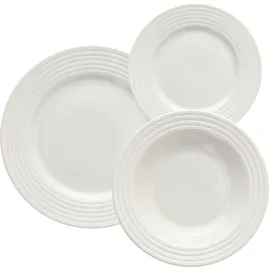 Tognana Rings Tellerservice 18-tlg. Weiß