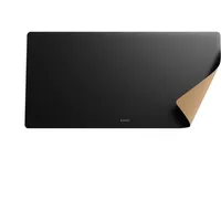 Schreibtischunterlage aus Leder (Schwarz, Large - 85 x 40 cm)