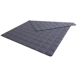 OTTO home Gewichtsdecke OTTO HOME "Jayden, Bettdecke 135x200 cm", grau (anthrazit), B:155cm L:220cm, Bezug: 100% Baumwolle. Füllung: 100% Polyester, Bettdecken, Bettdecken, Sommer, Winter, Decke fördert ruhigen Schlaf