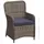 deluke LAGOS Gartenstuhl 66 x 62 x 93 cm braun 4 St.