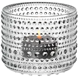 Iittala Teelichthalter Kastehelmi Glas Transparent