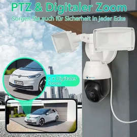 LuVision PTZ Überwachungskamera Weiß