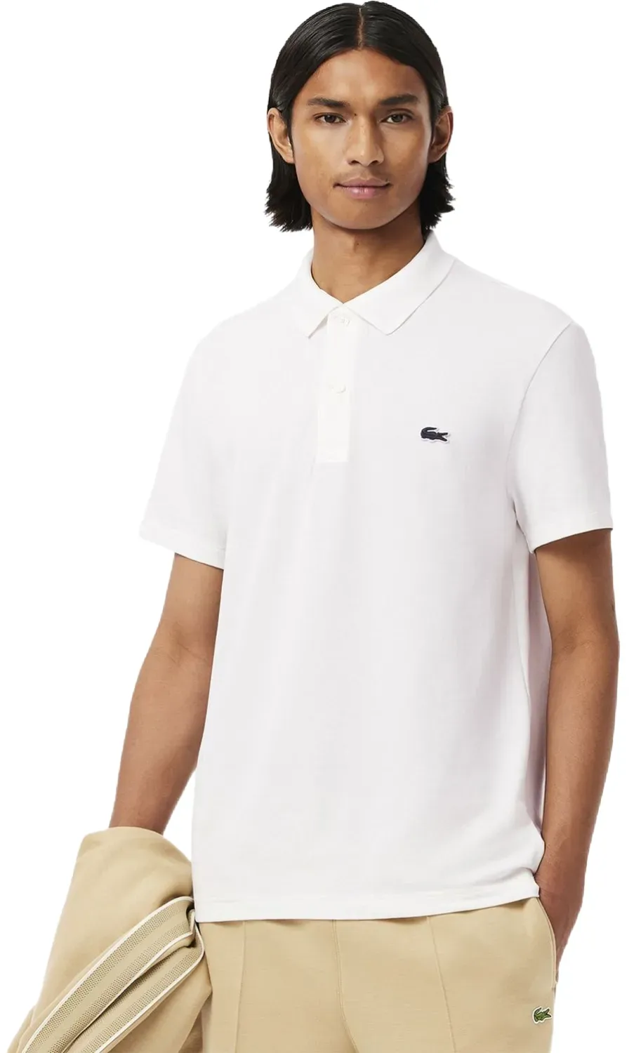 LACOSTE Polo Classic Cotton, weiss