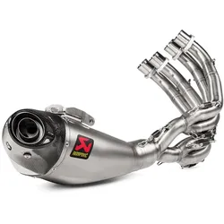 Akrapovic Slip-On Racing Line Titan Auspuffanlage, silber