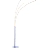 Selltec LED Stehleuchte 19W Chrom