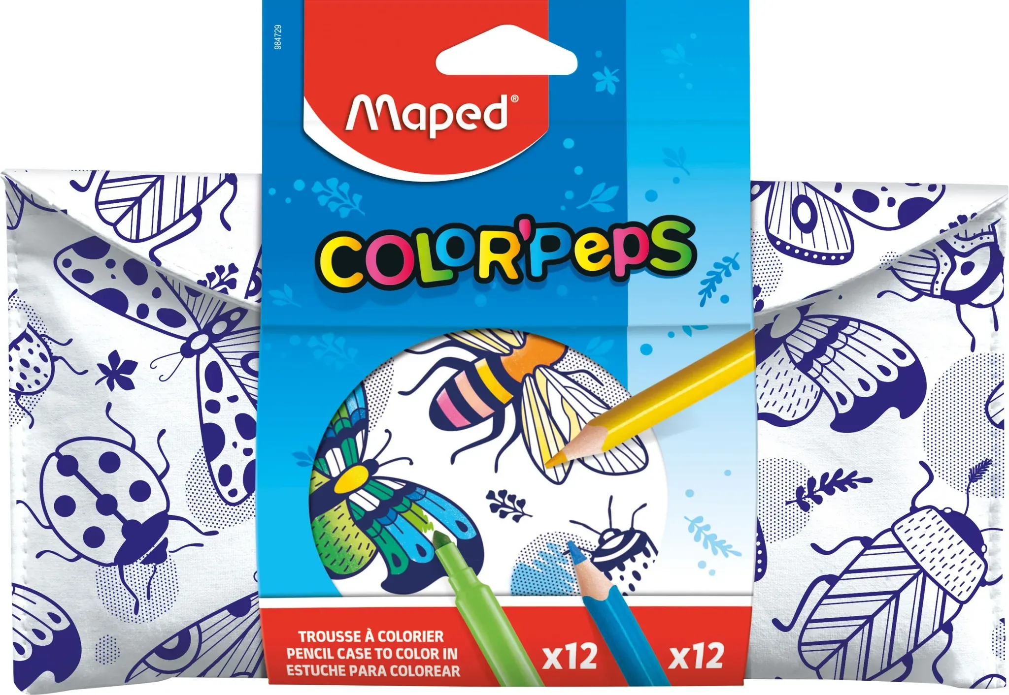 Maped Color’Peps 984729, Markierer, Pastellstift, Junge/Mädchen, Adult/Child, Ju