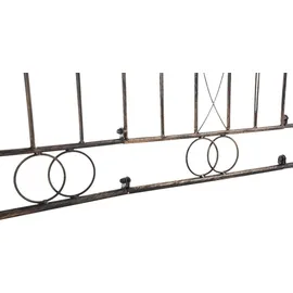 CLP Gartenzäune Mangold 4er Set 60 x 30 cm Bronze