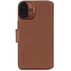 Decoded Leather Detachable Wallet iPhone 16 Plus Tan