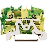 WAGO 2-Leiter-Reihenklemmen grün-gelb, 2002 - 2,5 (4) mm2