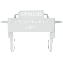 Siemens 5TG7354 DELTA Schalter und Taster LED-Leuchteinsatz für Kontroll-Funktion 230V/50Hz, weiß