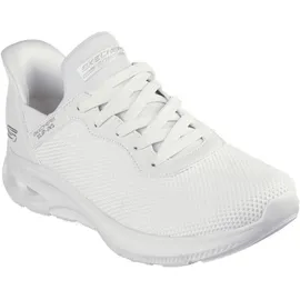 SKECHERS Bobs Unity Pinch of Luck Sneaker, Off White Textile/Synthetic Trim, 39 EU