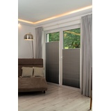 K-HOME Pisa 55 x 130 cm verdunkelnd silbermetallic