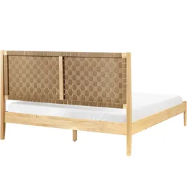 Beliani Brunemont 160 x 200 cm Hellbraun