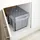 Relaxdays Einbaumülleimer 15 l Grau