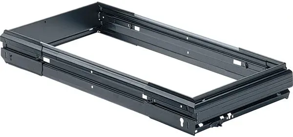 HETTICH SYSTEMA TOP 2000 Hängeregistratur-Rahmen verstellbar für Schrankwände - Außenbreite 700 - 872 mm ; Korpustiefe 400 mm ; schwarz