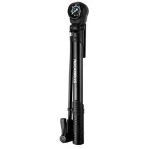 ROCKBROS Fahrradpumpe mit Manometer – Schwarz