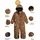 KILLTEC FIRST INSTINCT by killtec Kinder Skioverall/Schneeanzug mit Kapuze FISW 26 MNS ONPC, Größe 98/04 in braun, braun