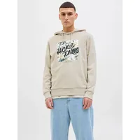 JACK & JONES Hawaii Shape Kapuzenpullover - Moonbeam -