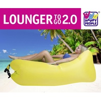 Happy People Lounger to go 2.0 gelb
