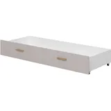Home Affaire Bettschubkasten HOME AFFAIRE "Belfort Schublade für Stauraum unter dem Bett", weiß (cashmere), B:159,5cm H:22,5cm T:61,5cm, Hartfaserplatte, Spanplatte, Schubladen, Bettschubkasten, Zubehör für Belfort Betten 160x200cm, auf Rollen, FSC-zertifiziert