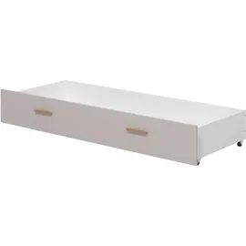 Home Affaire Bettschubkasten HOME AFFAIRE "Belfort Schublade für Stauraum unter dem Bett", weiß (cashmere), B:159,5cm H:22,5cm T:61,5cm, Hartfaserplatte, Spanplatte, Schubladen, Bettschubkasten, Zubehör für Belfort Betten 160x200cm, auf Rollen, FSC-zertifiziert