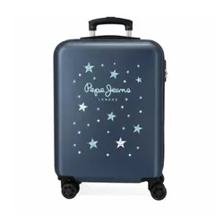 Pepe Jeans Unisex. 6541121 Denim Star Kabinentasche 55cm blau denim blau (OSFA), Lässig, Synthetisch, ABS/Polykarbonat, Marine
