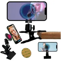 TronicXL Klemmstativ Magnetische Handy Halterung schwarz