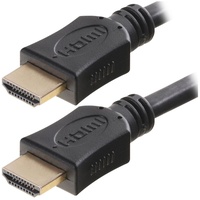 Helos Anschlusskabel, HDMI Stecker/Stecker, 4K, BASIC, 7,5m, schwarz