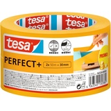 Tesa Perfect+ 56539-00000-00 Malerabdeckband Gelb (L x B) 100m x 30mm