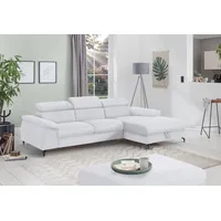 Cotta Ecksofa »Kitty L-Form«, Modern, L-Form, Bodenfreiheit 12,5 cm weiß