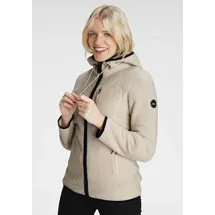 POLARINO Fleecejacke in beige, | Gr. 44,