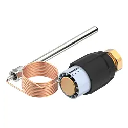 Danfoss thermostatischer Antrieb 065-0607 Sollwert 85 - 125 C, o,Tauchhülse, R3/4
