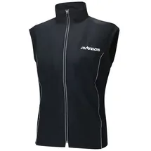 Airtracks Thermo Winter Fahrradweste Laufweste Pro Radweste Warm Atmungsaktiv Winddicht Wasserabweisend Reflektierend S M L Xl XXL XXXL 3Xl 4XL - schwarz - L - L