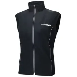 Airtracks Thermo Winter Fahrradweste Laufweste Pro Radweste Warm Atmungsaktiv Winddicht Wasserabweisend Reflektierend S M L Xl XXL XXXL 3Xl 4XL - schwarz - L - L
