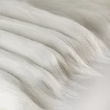 zoufabaola Faux Fur Fabric, 50 X 180 cm Fell Zum Basteln, Kunstfell Meterware,Quadratischer Aufnäher Zum Kunstfell Basteln Zwergenkostüm Bodendekoration Matte Kunstleder Fell Stoff (Weiß-A)