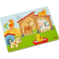 HABA 303179 Sound-Greifpuzzle Auf dem Land