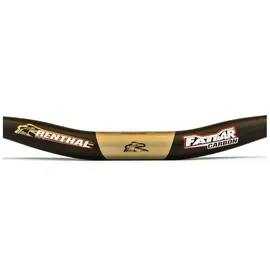 Renthal Fatbar Carbon V2 10 mm lenker - Black / gold - 31.8 mm