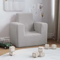 vidaXL Kindersofa Modell 6 90 x 200 cm Polyester grau