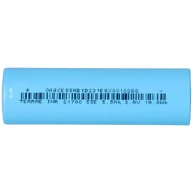 Terrae 10x TerraE INR21700 55E2 5,5Ah 3,6V 19,8Wh LiNiCoAIO2-Zelle