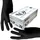 Sfm ® BLACKLETS GRIP+ : XS Nitrilhandschuhe puderfrei F-tex schwarz (1000)