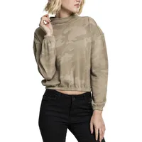 URBAN CLASSICS Rundhalsausschnitt in sand camo, L