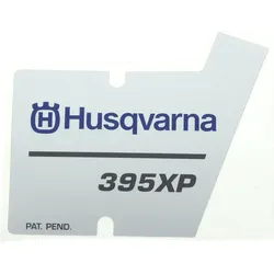 Aufkleber für Husqvarna Kettensäge 395 XP/XPG